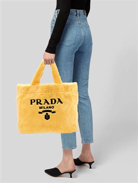 Prada Prada Spugna Logo Tote 